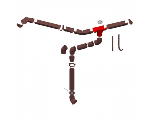 Купить Воронка Альта-Профиль Элит Коричневая - Альта-Профиль