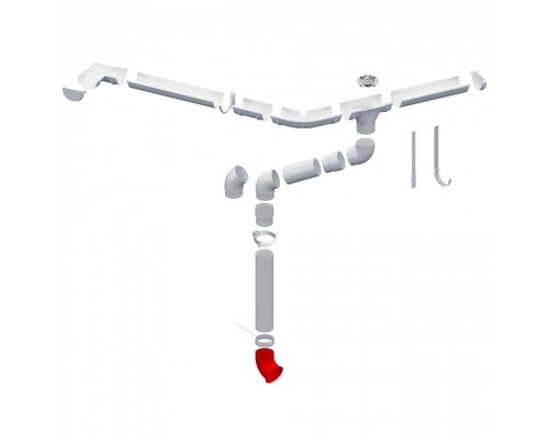 Купить Колено сливное ПВХ Альта-Профиль Элит Белое 95 мм - Альта-Профиль
