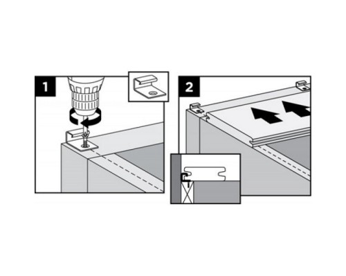 Купить Клипса стартовая металлическая для ДПК 9 мм -