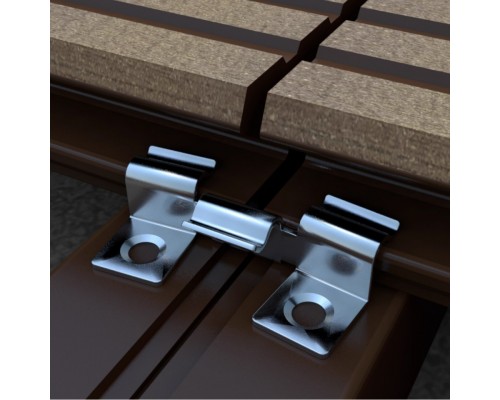 Купить Клипса металлическая для ДПК 9 мм -