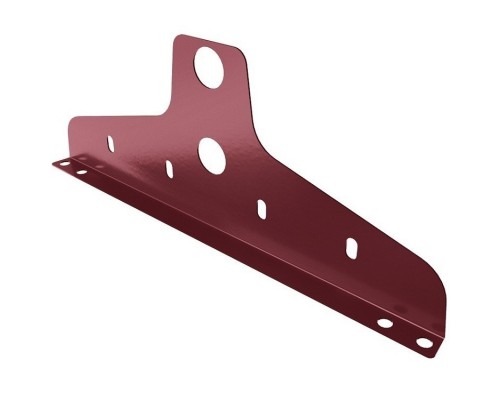 Купить Снегозадержатель трубчатый универсальный RAL 3005 Винно-красный 3 м -