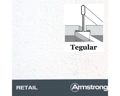 Купить Потолок Армстронг с плитой Retail Tegular - Армстронг «Armstrong»