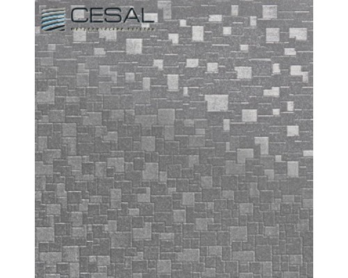 Купить Кассета 300х300мм Cesal В32 Мозайка металлик со скрытой подвесной системой - Cesal «Цесал»