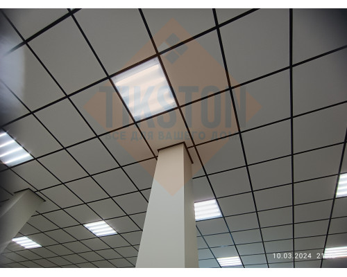 Черная подвесная система  Т-24 и плиты Ритейл Board