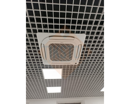 Грильято 100x100x40 мм  белый матовый