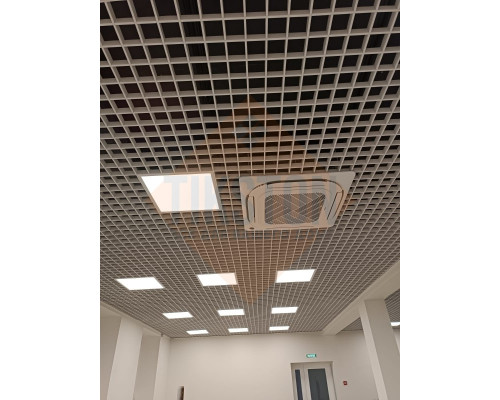 Грильято 100x100x40 мм  белый матовый