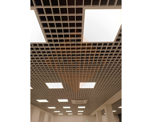 Грильято 100x100x40 мм  белый матовый