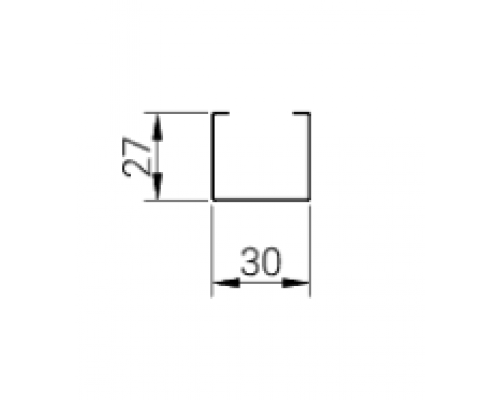 Купить Рейка кубообразная Cesal Art AR С 30/27 3306 белая матовая 30х27 мм Низкая стоимость. Гарантия