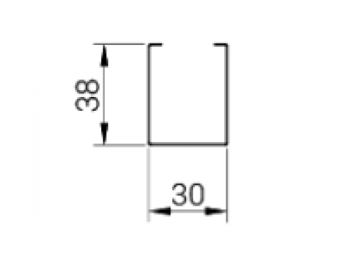 Купить Рейка кубообразная Cesal Art AR С 30/38 3306 белая матовая 30х38 мм Низкая стоимость. Гарантия