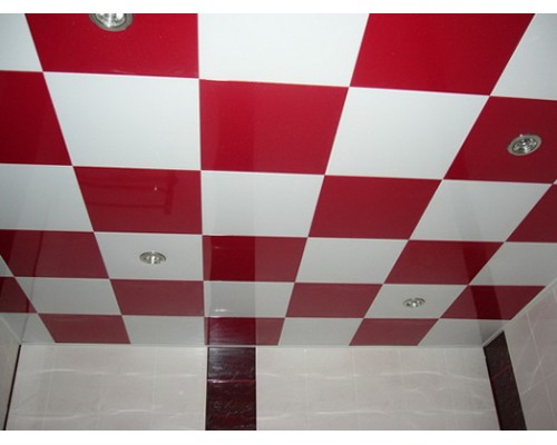 Купить Кассета 300х300мм Cesal 002B Бордо со скрытой подвесной системой - Cesal «Цесал»