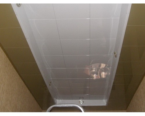 Купить Кассета 300х300мм Cesal С01 Жемчужно-белый со скрытой подвесной системой - Cesal «Цесал»