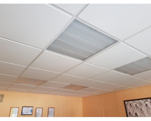 Купить Кассета Cesal K90 Tegular 90 градусов Белая матовая - Cesal «Цесал»