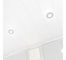 Реечный потолок Cesal S-100 С01 Жемчужно-белый 3м