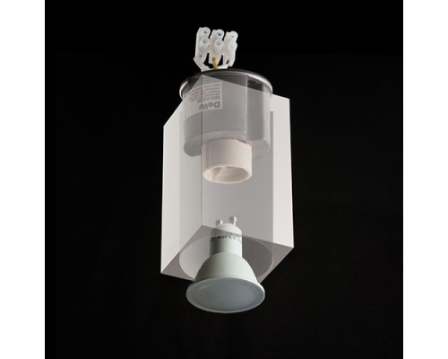 Купить Накладной светильник для натяжных потолков GU10 2102 WH -