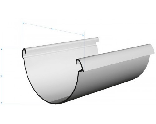 Купить Желоб Docke Lux Белый Пломбир - Дёке «Docke»