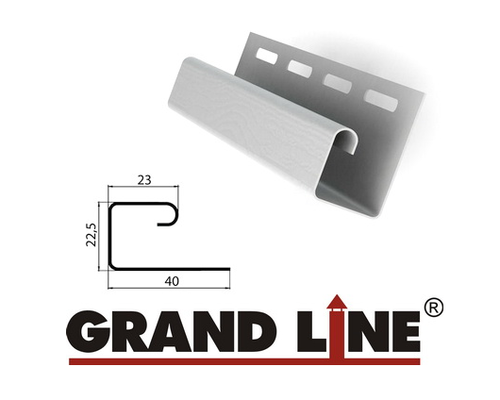 Купить J-профиль Grand Line Белый - Grand Line
