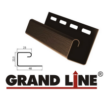 J-профиль Grand Line Коричневый 