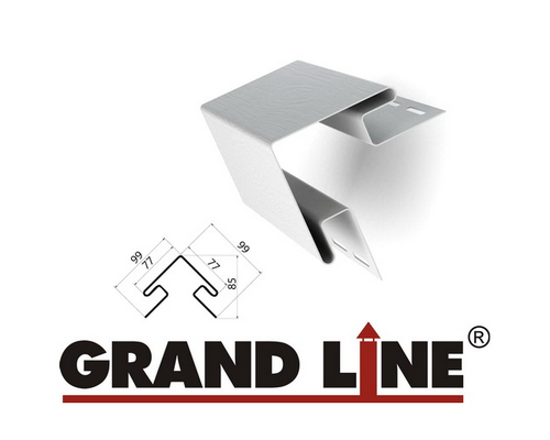 Купить Наружный угол Grand Line Белый 3м - Grand Line