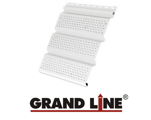 Купить Софит Grand Line America T4 Белый полностью перфорированный 3х0,305м - Grand Line
