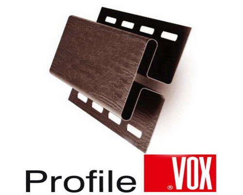 Купить Н-профиль Vox Айдахо Коричневый 3,05м - Vox