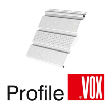 Софит Vox Айдахо Белый с центральной перфорацией 3х0,3м