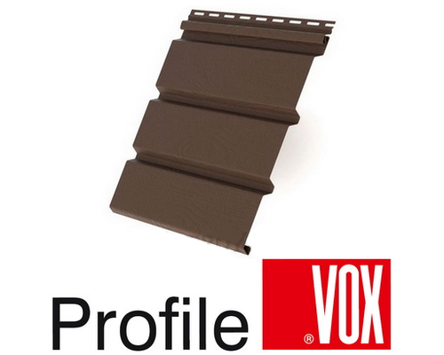Купить Софит Vox Айдахо Коричневый без перфорации 3х0,3м - Vox